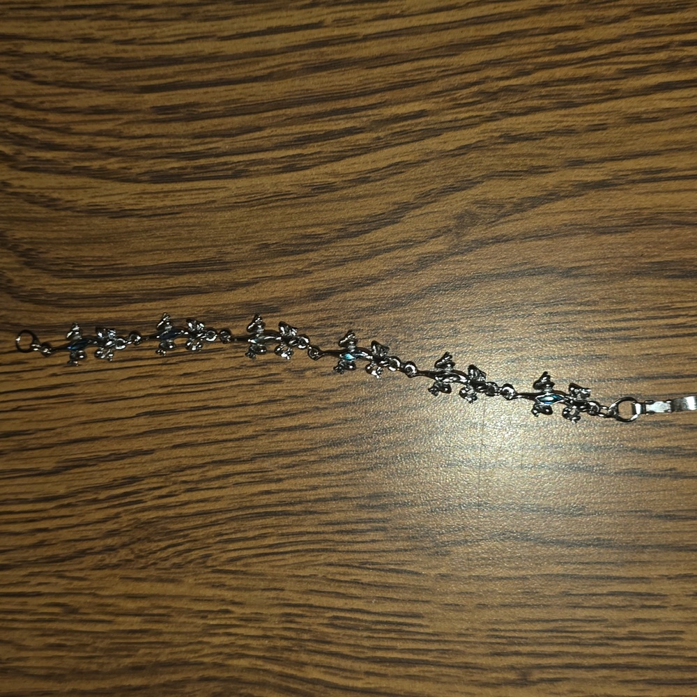 🖤Steel💕Gecko charms bracelet